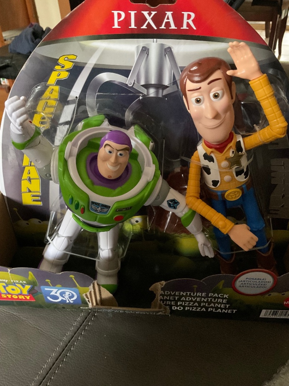 TOY STORY Buzz & Sheriff Woody Pizza Planet Adventure 30th Anniversary Pixar Set